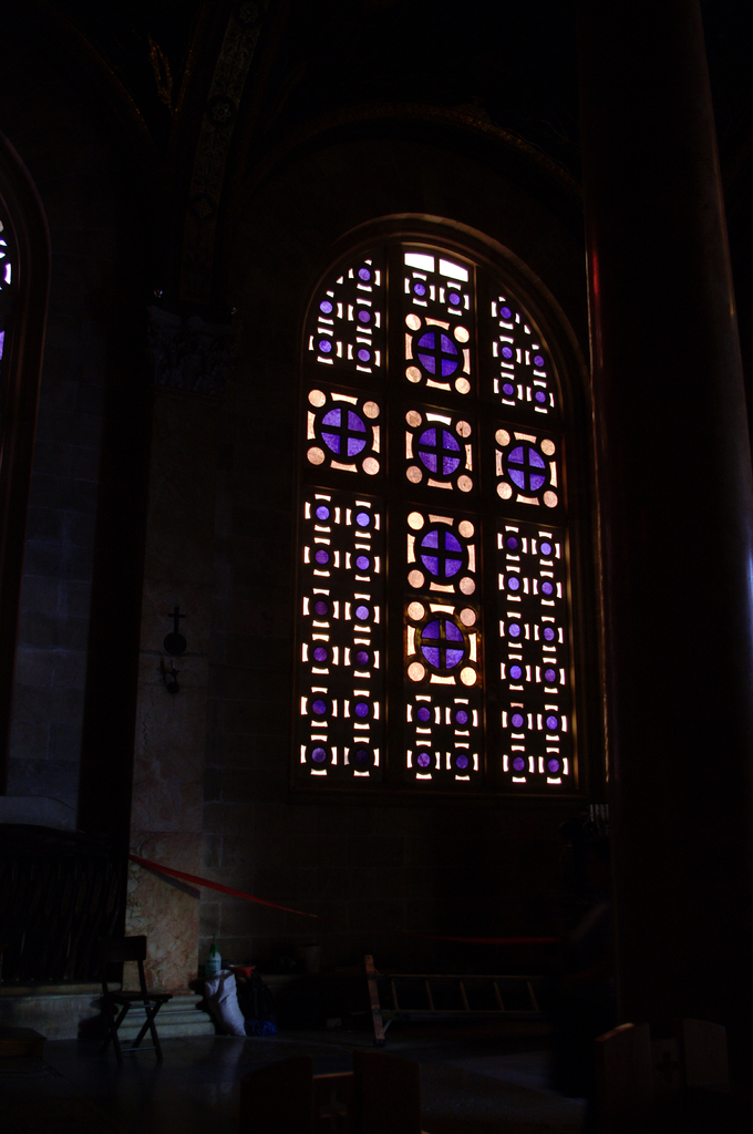 Витраж в церкви Всех Наций в Иерусалиме.