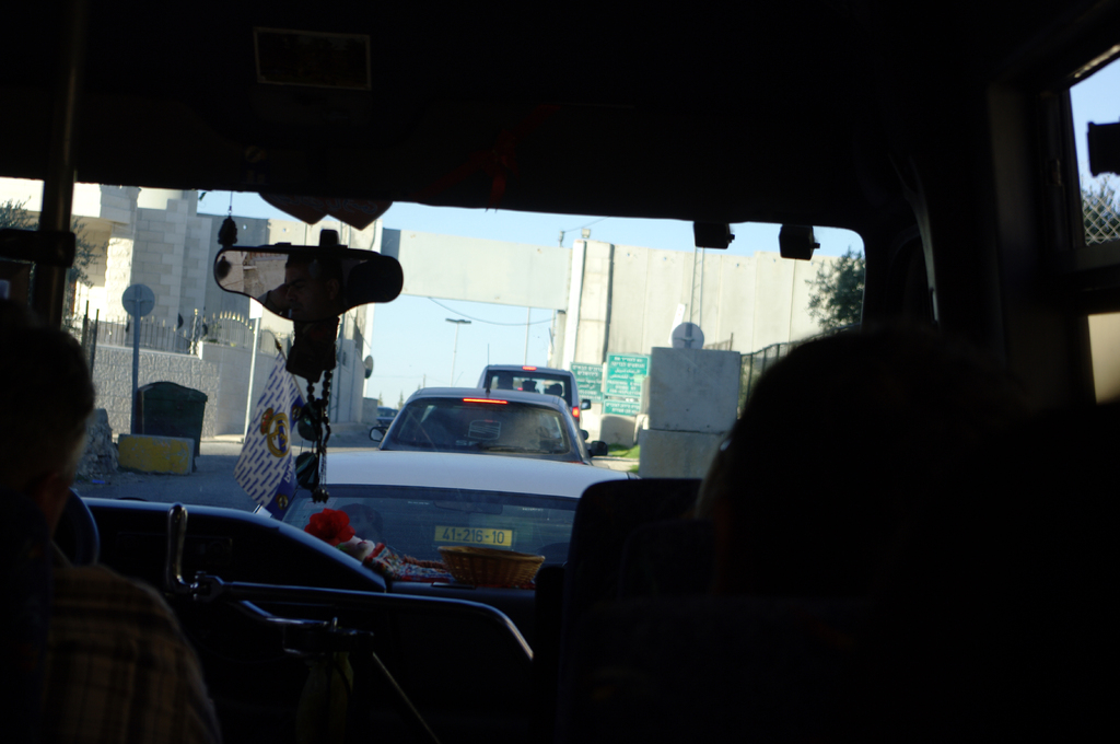 КПП на выезде из Вифлеема.