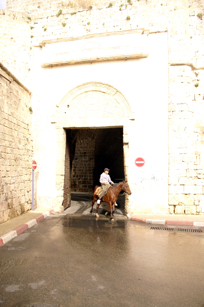 Всадник в воротах Акко