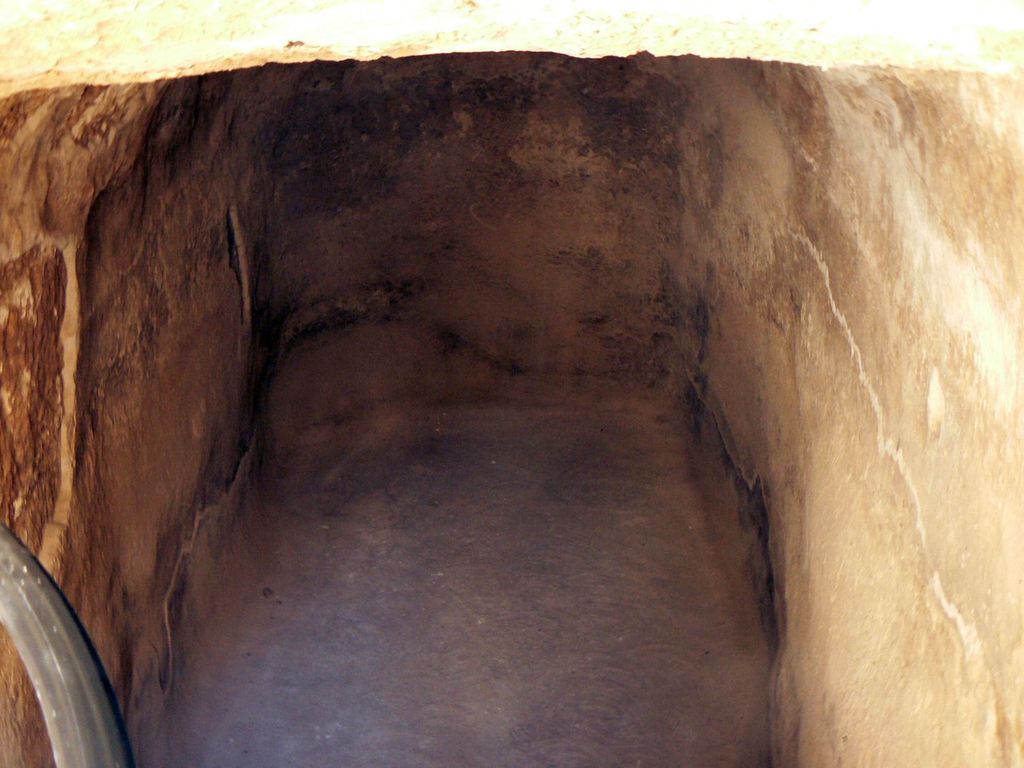 Тель Арад. Водохранилище в крепости.