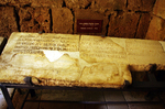 Сохранившееся надгробие крестоносцев, относящееся к 1290 году.