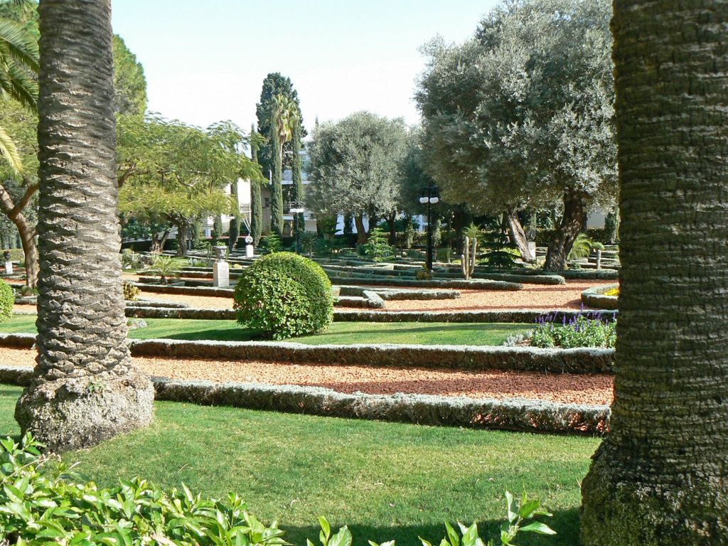 Бахайские сады в Хайфе.