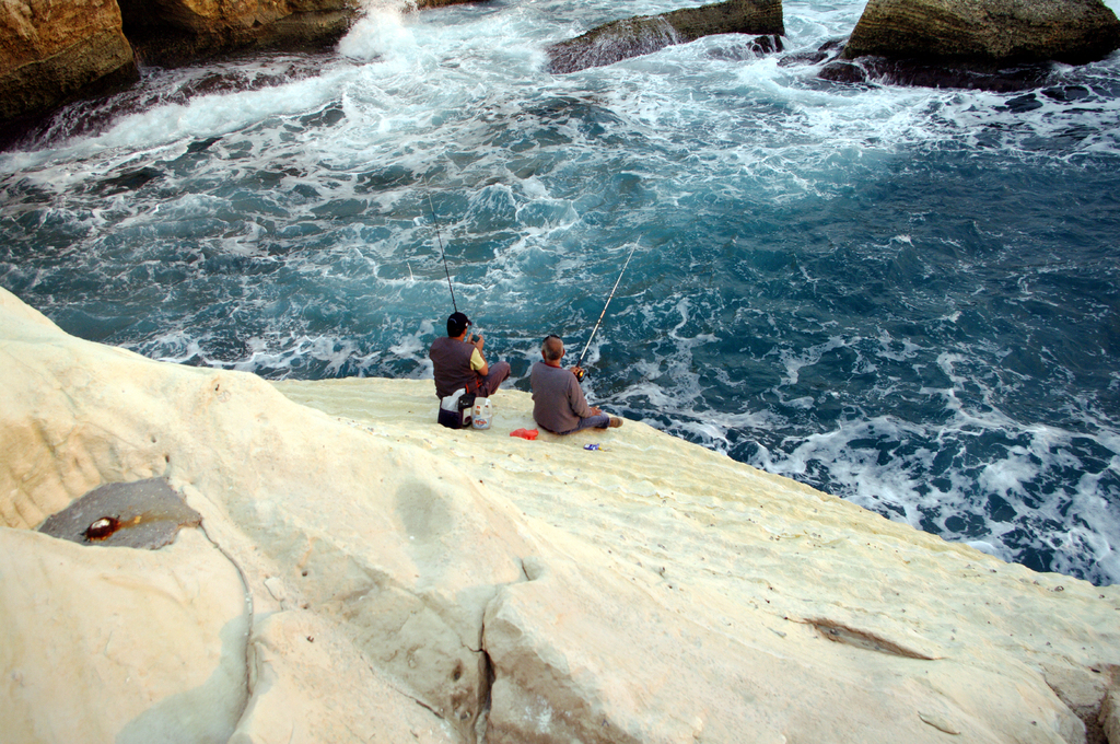 Рош Ха-Никра. Рыбаки