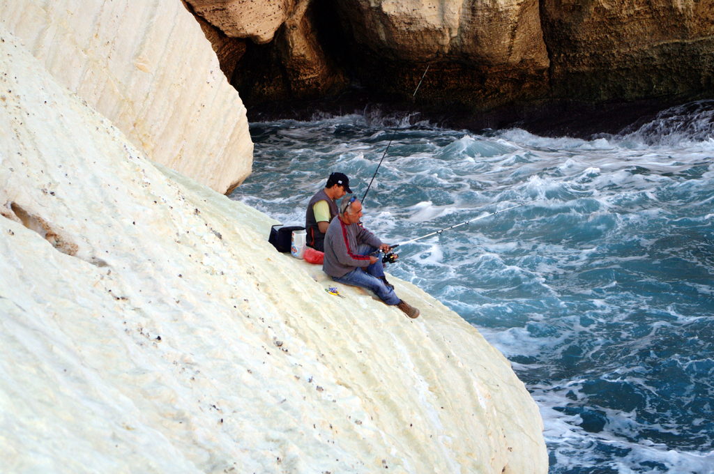 Рош Ха-Никра. Рыбаки