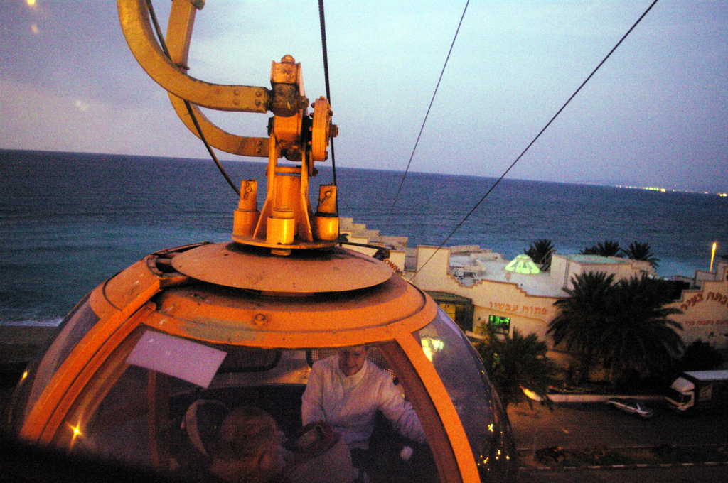 Фуникулер в Хайфе.