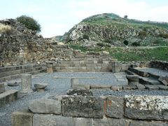 Развалины древней синагоги в Гамле.