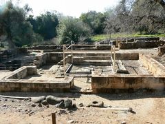 Раскопки в Тель Дане. Место алтаря.