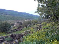 Вид на долину Иордана из парка Ярден. Фотография..