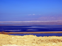 Южная часть Мертвого моря в хозяйственных целях разделена дамбами на сообщающиеся бассейны. Это нарушает естественный ход течений и изрядно портит вид. Зато по некоторым дамбам можно совершать прогулки.